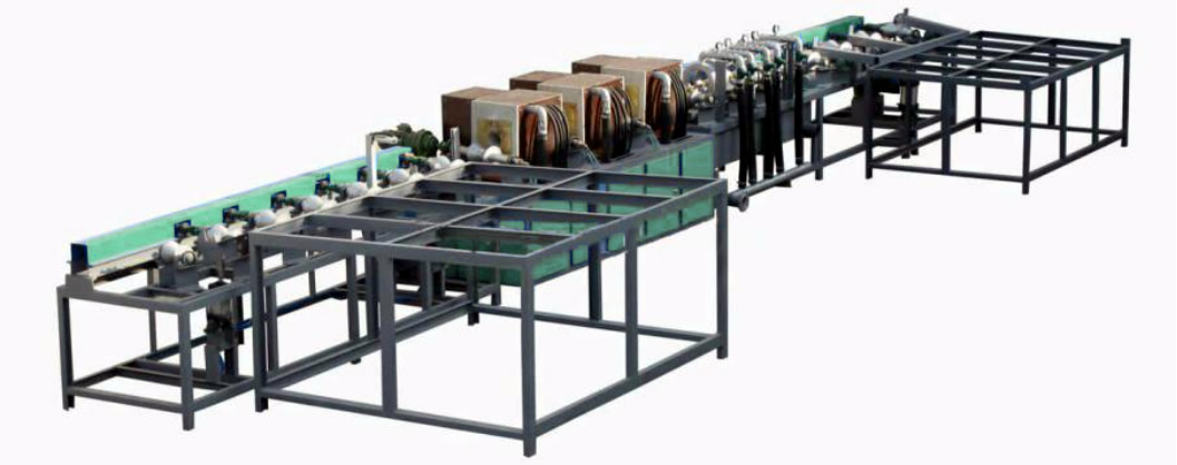 Steel pipe heat treatment production line